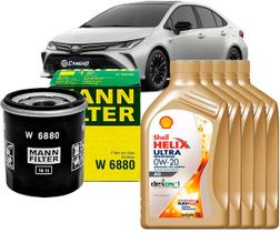 Kit Revisão Troca De Óleo 0w20 e Filtro Toyota Corolla 2.0 16V 2020 2021 2022 2023 2024 2025