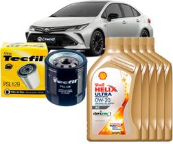 Kit Revisão Troca De Óleo 0w20 e Filtro Toyota Corolla 2.0 16V 2020 2021 2022 2023 2024 2025