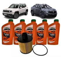 Kit Revisão Troca De Óleo 5w30 Argo Cronos Toro Renegade 1.8