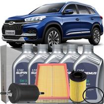 Kit Revisao Troca De Oleo 5w30 Completo Para Chery Tiggo 8 1.6 Tgdi Turbo Gasolina 2020 2021 2022 2023