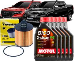 Kit Revisão Troca De Óleo 5w30 e Filtro Ram Rampage 2.0 Diesel 2023 2024 2025