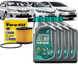 Kit Revisão Troca de Óleo 5w30 e Filtro Toyota Corolla 1.8 e 2.0 2010 2011 2012 2013 2014 2015 2016 2017 2018 2019