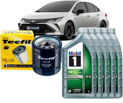 Kit Revisão Troca De Óleo 5w30 e Filtro Toyota Corolla 2.0 16V 2020 2021 2022 2023 2024 2025