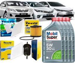 Kit Revisão Troca de Óleo 5w30 e Filtros Toyota Corolla 1.8 e 2.0 16v 2010 2011 2012 2013 2014 2015 2016 2017 2018 2019 Kit Revisão Troca de Óleo 5w30 e Filtros Toyota Corolla 1.8 e 2.0 16v 2010 2011 2012 2013 2014 2015 2016 2017 2018 2019