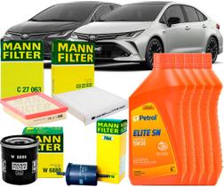 Kit Revisão Troca De Óleo 5w30 e Filtros Toyota Corolla 2.0 16V 2020 2021 2022 2023 2024 2025 2026 Kit Revisão Troca De Óleo 5w30 e Filtros Toyota Corolla 2.0 16V 2020 2021 2022 2023 2024 2025 2026