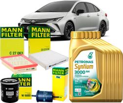 Kit Revisão Troca De Óleo 5w30 e Filtros Toyota Corolla 2.0 16V 2020 2021 2022 2023 2024 2025