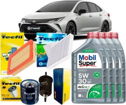 Kit Revisão Troca De Óleo 5w30 e Filtros Toyota Corolla Hybrid 1.8 16V 2020 2021 2022 2023 2024 2025