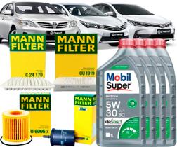 Kit Revisão Troca De Óleo 5w30 e Filtros Toyota Yaris 1.3 e 1.5 16v 2018 2019 2020 2021 2022 2023 2024 2025 Kit Revisão Troca De Óleo 5w30 e Filtros Toyota Yaris 1.3 e 1.5 16v 2018 2019 2020 2021 2022 2023 2024 2025