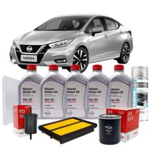 Kit Revisão Troca De Óleo 5w30 Nissan Versa 1.6 2021 2022 Original