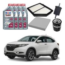 Kit Revisao Troca De Oleo E Filtros Hrv 1.8 2015 A 2017