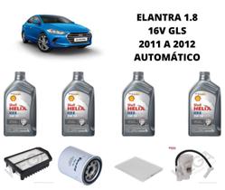Kit revisão troca de oleo elantra 1.8 16v 2011 à 2012 shell Kit revisão troca de oleo elantra 1.8 16v 2011 à 2012 shell