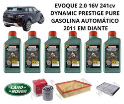Kit revisao troca de oleo evoque 2.0 16v 2011 em diante Kit revisao troca de oleo evoque 2.0 16v 2011 em diante