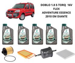 Kit revisao troca de oleo fiat doblo 1.8 16v 2010 em diante - SELENIA