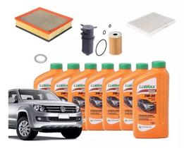Kit Revisão Troca De Óleo Filtros Amarok 2.0 Tdi 2011 2012 2013 2014 Kit Revisão Troca De Óleo Filtros Amarok 2.0 Tdi 2011 2012 2013 2014