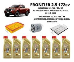 Kit revisão troca de oleo frontier 2.5 2010 a 2011 nacional Kit revisão troca de oleo frontier 2.5 2010 a 2011 nacional