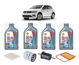 Kit revisão troca de oleo gol voyage 1.0 12v g7 2016 diante - SHELL