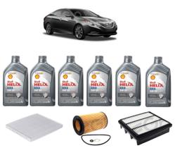 Kit revisão troca de oleo hyundai sonata 3.3 2005 a 2006 Kit revisão troca de oleo hyundai sonata 3.3 2005 a 2006