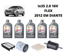 Kit revisão troca de oleo ix35 2.0 flex 2012 diante shell Kit revisão troca de oleo ix35 2.0 flex 2012 diante shell