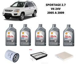 KIT REVISÃO TROCA DE OLEO KIA SPORTAGE 2.7 2005 a 2009