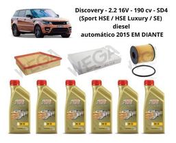Kit revisao troca de oleo land rover discovery 2.2 15 diante