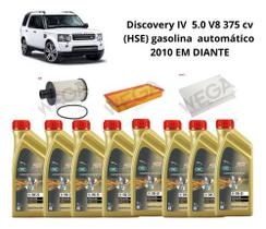 Kit revisao troca de oleo land rover discovery iv 5.0 v8