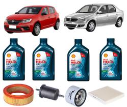 Kit revisao troca de oleo logan sandero 1.6 8v 2007 a 2013