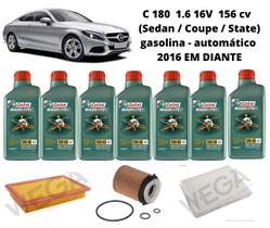 Kit revisao troca de oleo mercedes c180 c200 c250 e250