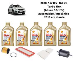 Kit revisão troca de oleo peugeot 2008 1.6 thp turbo