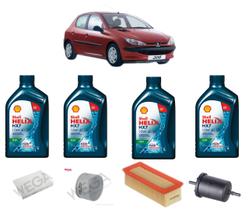 Kit revisao troca de oleo peugeot 206 1.0 16v 2001 a 2006