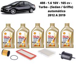 Kit revisão troca de oleo peugeot 408 1.6 thp turbo