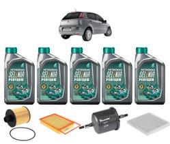 Kit revisao troca de oleo punto 1.6 16v 2010 à 2015 selenia Kit revisao troca de oleo punto 1.6 16v 2010 à 2015 selenia
