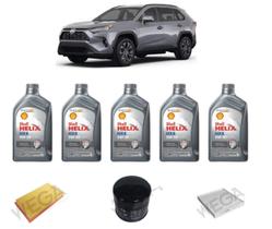 Kit revisao troca de oleo rav4 hybrid 4x4 2.5l 2019 diante