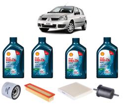 Kit revisao troca de oleo renault clio 1.0 16v 2005 à 2012