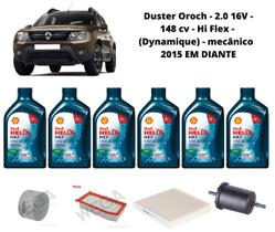 Kit revisao troca de oleo renault duster 2.0 2015 em diante