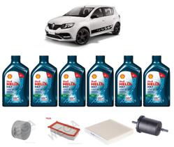 Kit revisao troca de oleo renault sandero 2.0 2015 em diante