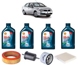 Kit revisao troca de oleo renault symbol 1.6 8v 2009 diante