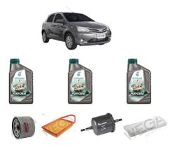 Kit revisão troca de oleo toyota etios 13 à 2015 selenia