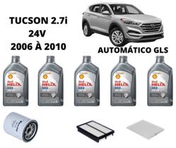 KIT REVISÃO TROCA DE OLEO TUCSON 2.7i 2006 À 2010