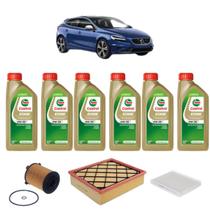 Kit revisao troca de oleo volvo v40 turbo 2.0 t5 2013 diante