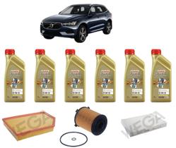 Kit revisao troca de oleo volvo v60 xc60 2.0 2013 em diante