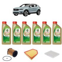 Kit revisao troca de oleo volvo xc40 t4 t5 2.0 2018 diante