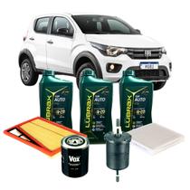 Kit Revisão Troca Oleo 0w20 Filtros Fiat Mobi 1.0 2017 +