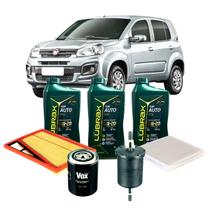 Kit Revisão Troca Oleo 0w20 Filtros Fiat Uno 1.0 2016 +