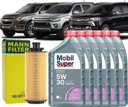 Kit Revisão Troca Óleo 5w30 Filtro Trailblazer 2.8 Diesel 2012 2013 2014 2015 2016 2017 2018 2019 2020 2021 2022 2023 2024 2025