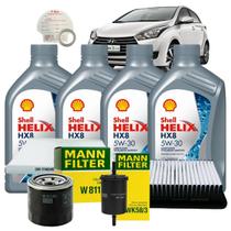 Kit Revisão Troca Óleo 5w30 + Filtros Hb20 1.6 2012 Em Diante Kit Revisão Troca Óleo 5w30 + Filtros Hb20 1.6 2012 Em Diante