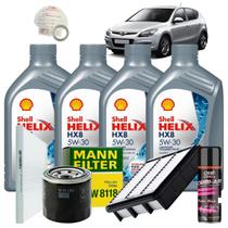 Kit Revisao Troca Oleo 5w30 + Filtros I30 2.0 2008 2009 2010 2011 2012