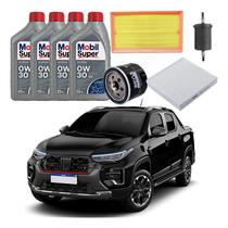 Kit Revisao Troca Oleo Filtros Fiat Strada 1.0 2023 A 2024