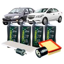 Kit Revisão Troca Oleo Filtros Prisma 2006 a 2012 1.0 1.4