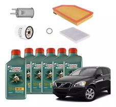 Kit Revisão Troca Óleo Filtros Volvo S60 Xc60 T5 2011 2012 2013