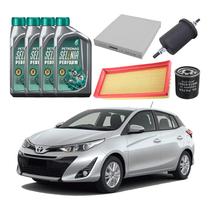 Kit Revisao Troca Oleo Filtros Yaris 1.3 1.5 2018 A 2022 Kit Revisao Troca Oleo Filtros Yaris 1.3 1.5 2018 A 2022